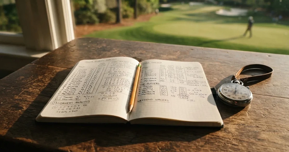 An open notebook with a pencil and a stopwatch on a wooden table